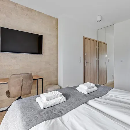 דירה Nadmotlawie Riverside Studio, Sauna & Gym By Downtown גדנסק