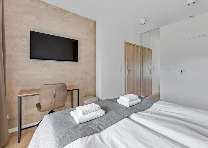 Apartmanhotel Nadmotlawie Riverside Studio, Sauna & Gym By Downtown Gdańsk